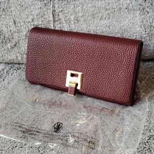 Michael Kors Collection Bancroft Wallet, Merlot